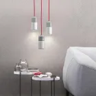 Ophængt designlampe i keramik og aluminium fremstillet i Italien Asien Viadurini