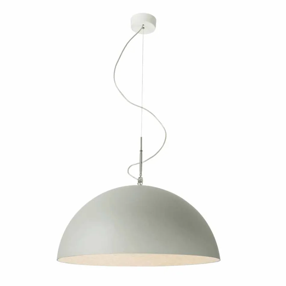 Suspended design lampe In-es.artdesign Halvmåne Cement maling Viadurini