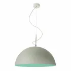 Suspended design lampe In-es.artdesign Halvmåne Cement maling Viadurini