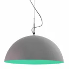 Suspended design lampe In-es.artdesign Halvmåne Cement maling Viadurini
