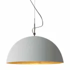 Suspended design lampe In-es.artdesign Halvmåne Cement maling Viadurini