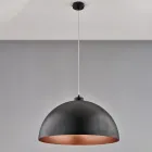 Elegant lampe i glas og metal, fremstillet i Italien til raffinerede interiører - Deneb Viadurini