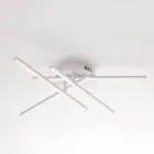 Elegant lampe i glas og metal, fremstillet i Italien til raffinerede interiører - Idra Viadurini