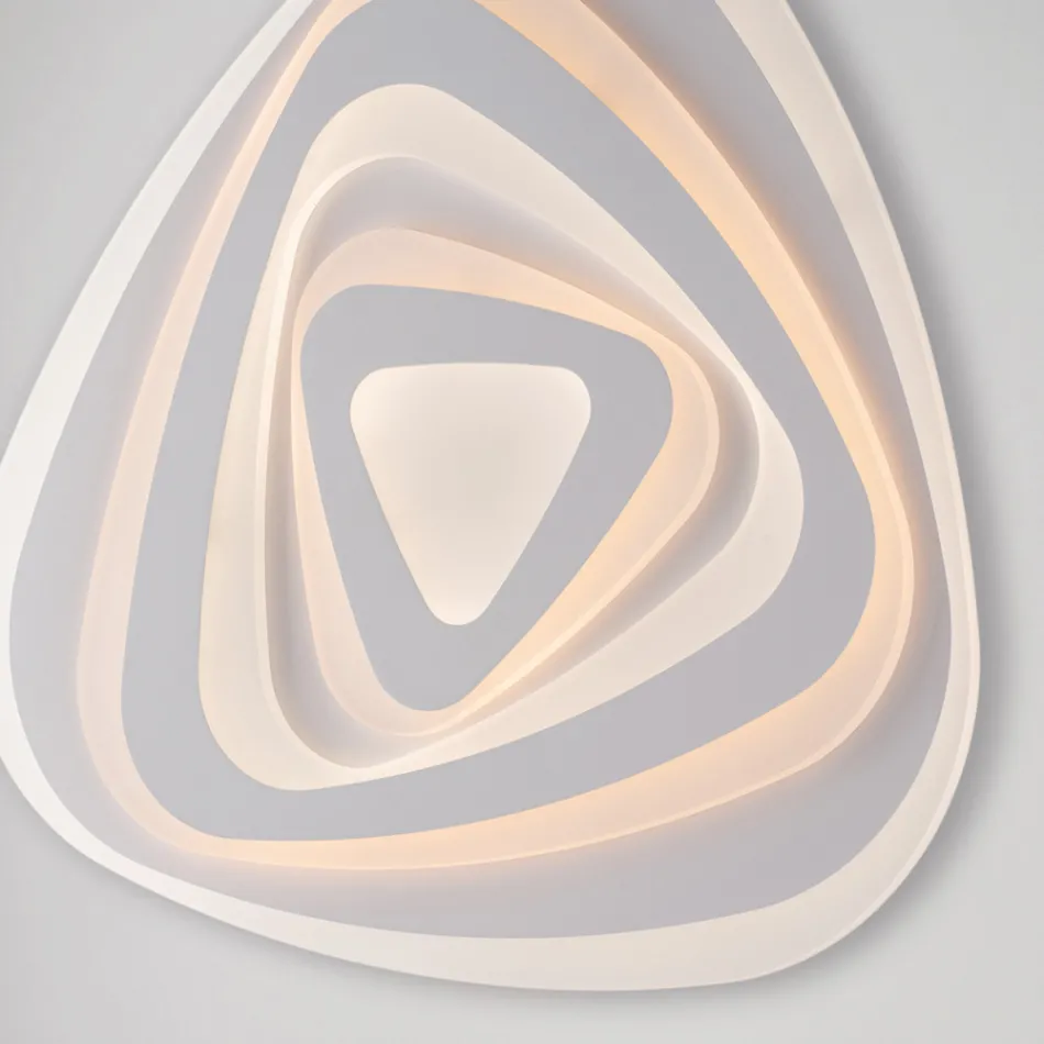 Elegant lampe i glas og metal fremstillet i Italien til raffinerede interiører - Rigel Viadurini