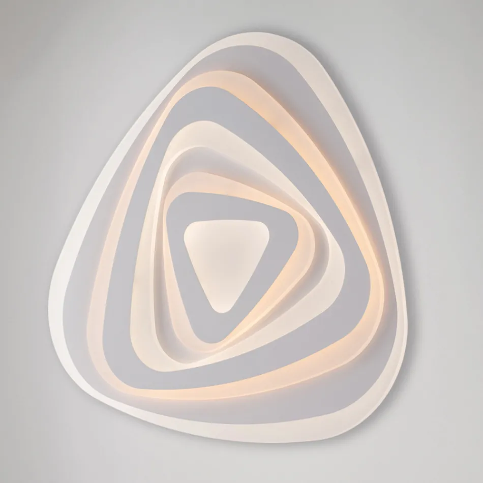 Elegant lampe i glas og metal fremstillet i Italien til raffinerede interiører - Rigel Viadurini