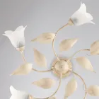 Elegant lampe i glas og metal, fremstillet i Italien til raffinerede interiører – Sirio Viadurini