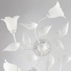 Elegant lampe i glas og metal, fremstillet i Italien til raffinerede interiører – Sirio Viadurini