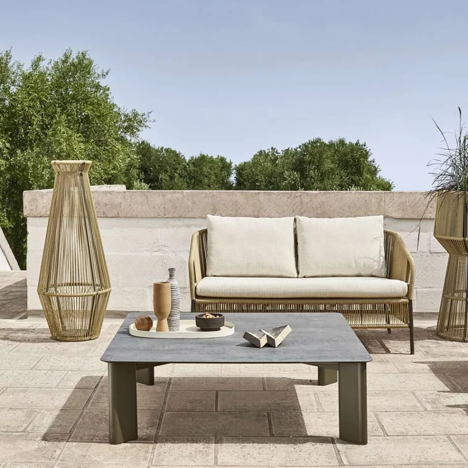 Havelampe i aluminium og fibre Made in Italy - Cricket af Varaschin Viadurini