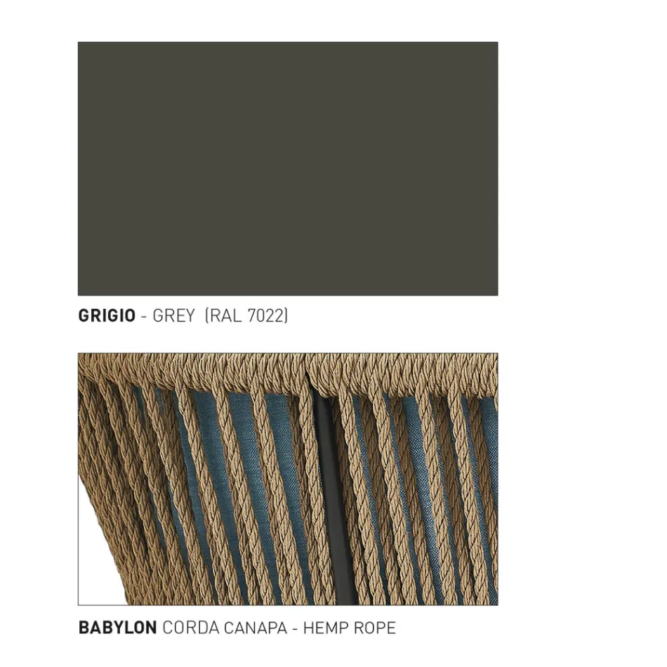 Havelampe i aluminium og fibre Made in Italy - Cricket af Varaschin Viadurini