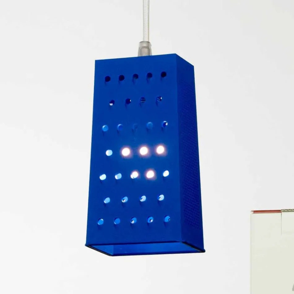 Suspended laprene lampe In-es.artdesign Cacio & Pepe 2 farvet Viadurini