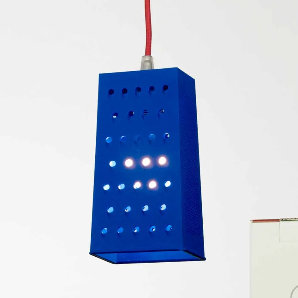Suspended laprene lampe In-es.artdesign Cacio & Pepe 2 farvet Viadurini