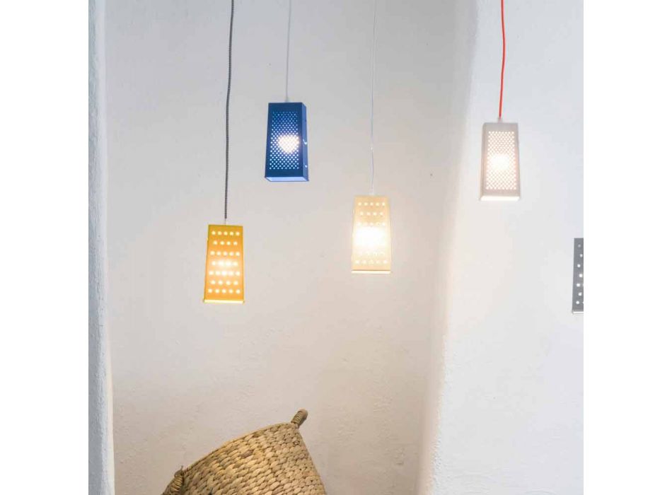Suspended laprene lampe In-es.artdesign Cacio & Pepe 2 farvet Viadurini