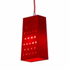 Suspended laprene lampe In-es.artdesign Cacio & Pepe 2 farvet Viadurini