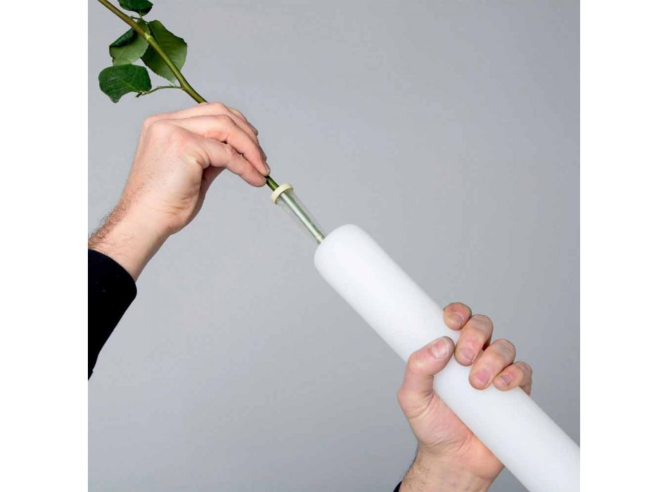Design plastlampe med lysende blomstervase - ampul fra Myyour Viadurini