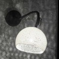 Harpiks og bomulds væglampe In-es.artdesign Moderne A1 tekstur