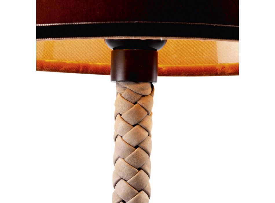 Grilli Snake stof og bordlampe lavet i Italien Viadurini