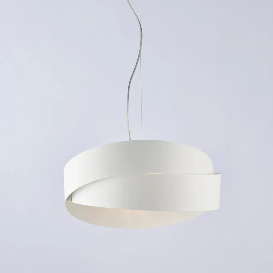 Glas- og metallampe ideel til stilfuld indretning – Nebula Viadurini