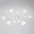 Lavet i Italien, glas- og metallampe til stilfulde møbler – Sirio Viadurini