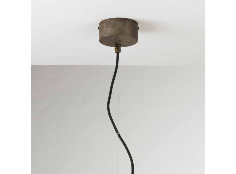 Industriel lampe i jern suspension Loft Media Il Fanale Viadurini