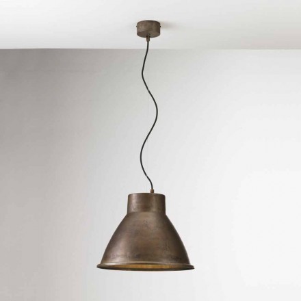 Industriel lampe i jern suspension Loft Media Il Fanale Viadurini