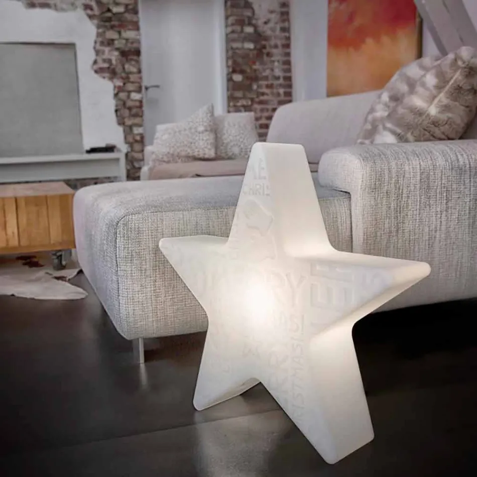 Indendørs eller udendørs hvide, røde eller grønne, sol- eller E27-lampe - Natalestar Viadurini