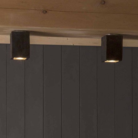 Udendørs terracotta LED loftslampe, Smith - Toscot Viadurini
