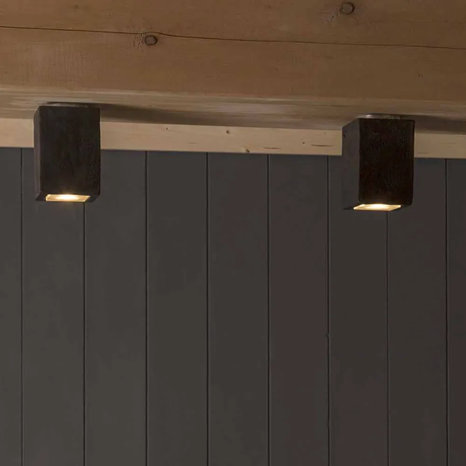 Udendørs terracotta LED loftslampe, Smith - Toscot Viadurini