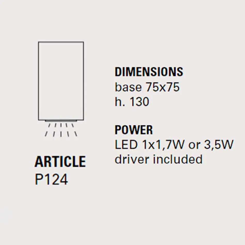 Udendørs terracotta LED loftslampe, Smith - Toscot Viadurini