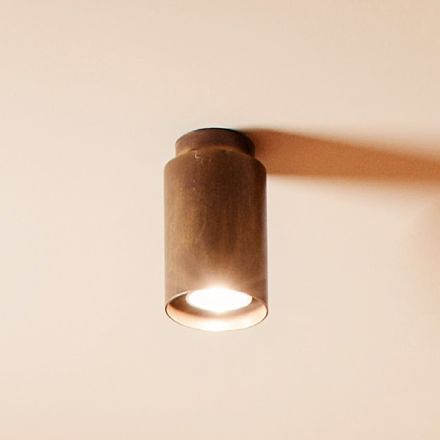 LED-loftslampe Burnished Messing Made in Italy Vintage - Antoine Viadurini