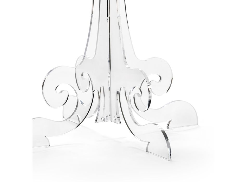 Led bordlampe i gennemsigtigt plexiglas Fremstillet i Italien - Odette Viadurini