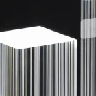 Led Krystal Gulvlampe Satin Akryl Design Triptykon - Krystol Viadurini