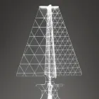 Moderne lasermærket plexiglas gulvlampe 3 størrelser - Raissa Viadurini