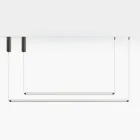 Moderne LED-lampe i ribbet glas med et eksklusivt design fremstillet i Italien - Lys Viadurini