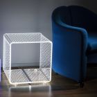 Rgb Led Lampe i Transparent Akryl Krystal Laser Decor - Robiola Viadurini