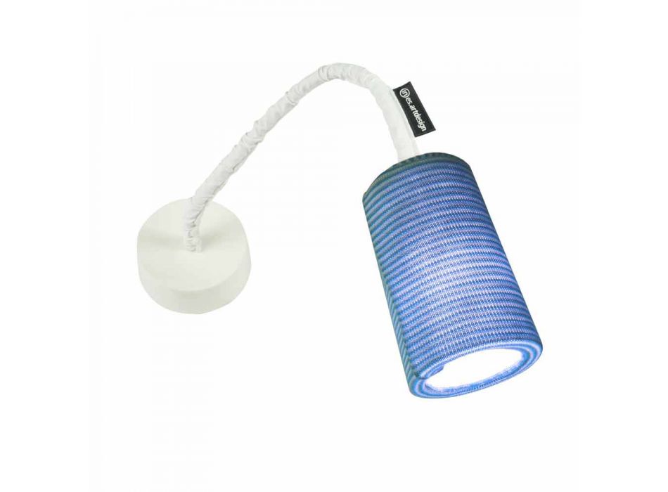 Moderne væglampe In-es.artdesign Mal en stripe nebulit og uld Viadurini