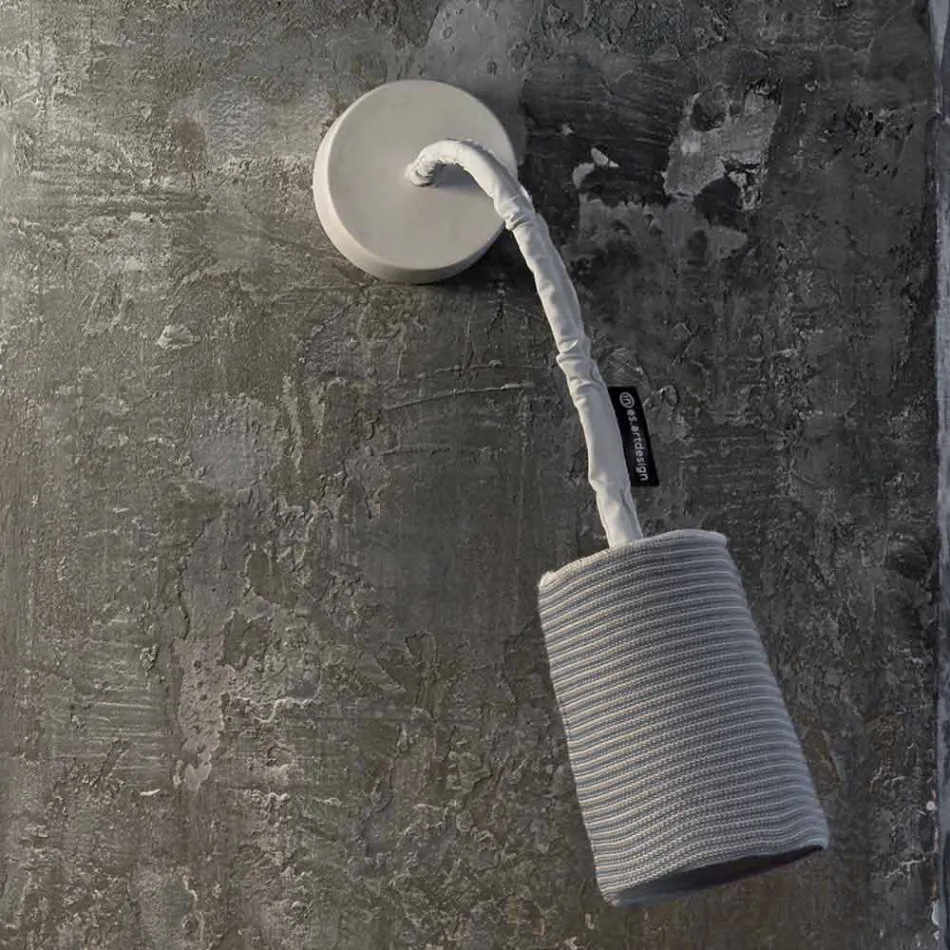 Moderne væglampe In-es.artdesign Mal en stripe nebulit og uld Viadurini