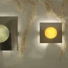 Moderne væglampe In-es.artdesign Vaskemaskine i nebulit Viadurini