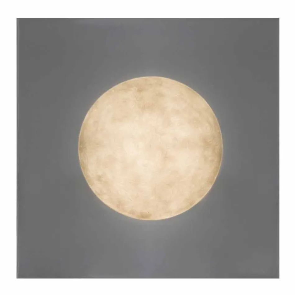 Moderne væglampe In-es.artdesign Vaskemaskine i nebulit Viadurini