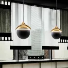 moderne lampe keramisk suspension The Lustri 9 Viadurini