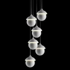 moderne lampe keramisk suspension The Lustri 9 Viadurini