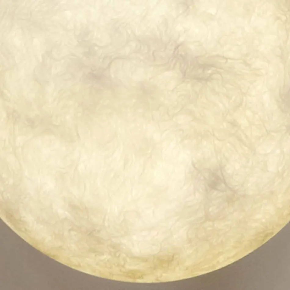 Moderne væglampe In-es.artdesign A. Månen i nebulit Viadurini