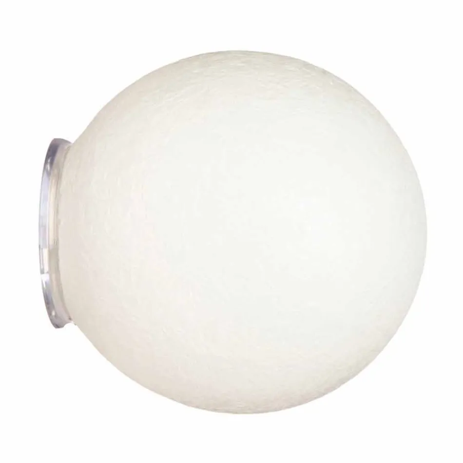 Moderne væglampe In-es.artdesign A. Månen i nebulit Viadurini