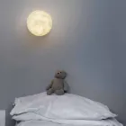 Moderne væglampe In-es.artdesign A. Månen i nebulit Viadurini