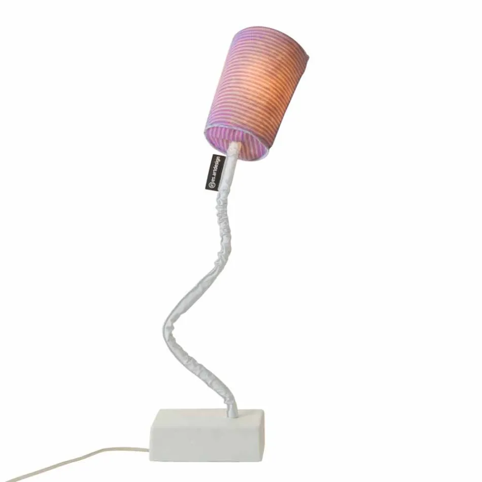 Moderne bordlampe In-es.artdesign Paint T Stripe i uld Viadurini