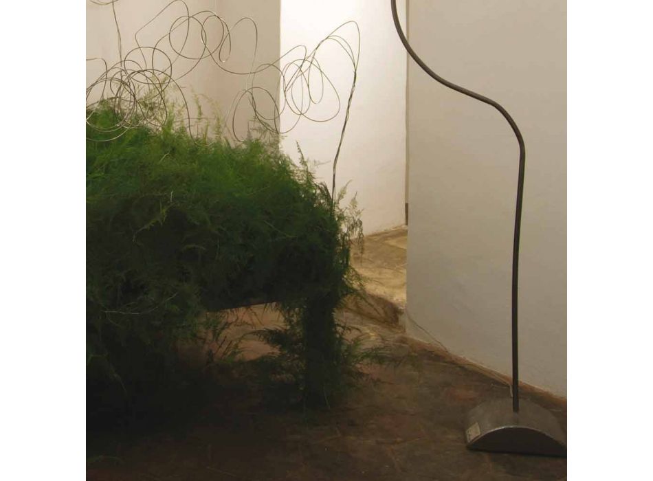 Moderne hvid gulvlampe nebulite In-es.artdesign Luna H210cm Viadurini