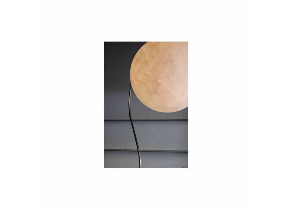 Moderne hvid gulvlampe nebulite In-es.artdesign Luna H210cm Viadurini