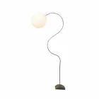 Moderne hvid gulvlampe nebulite In-es.artdesign Luna H210cm Viadurini
