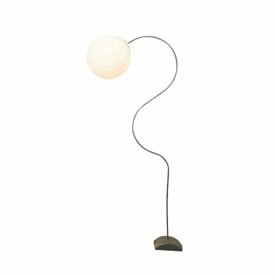 Moderne hvid gulvlampe nebulite In-es.artdesign Luna H210cm Viadurini