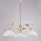 Moderne lampe i glas og metal, fremstillet i Italien, ideel til ethvert rum - Carina Viadurini