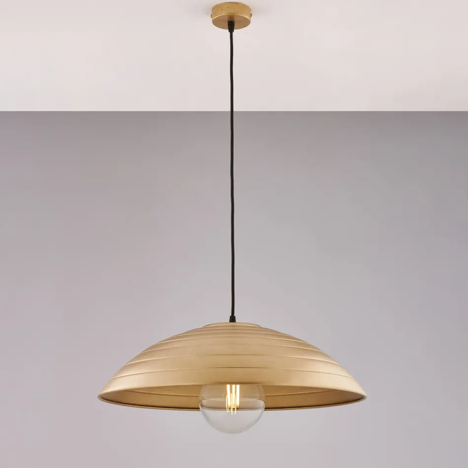 Moderne glas- og metallampe fremstillet i Italien, ideel til ethvert rum - Cygnus Viadurini